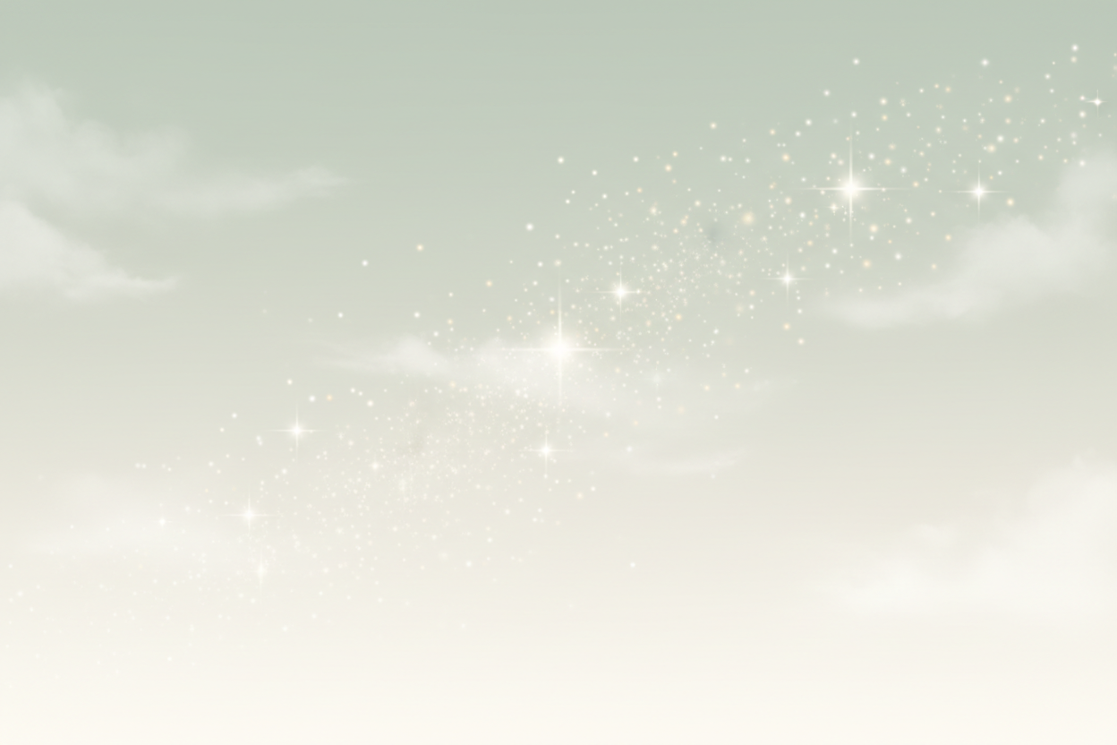 Starry Green & Gray Background